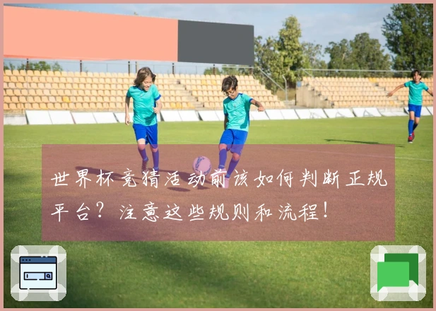 世界杯竞猜活动前该如何判断正规平台？注意这些规则和流程！