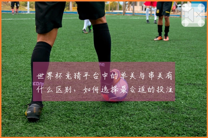 世界杯竞猜平台中的单关与串关有什么区别，如何选择最合适的投注方式？